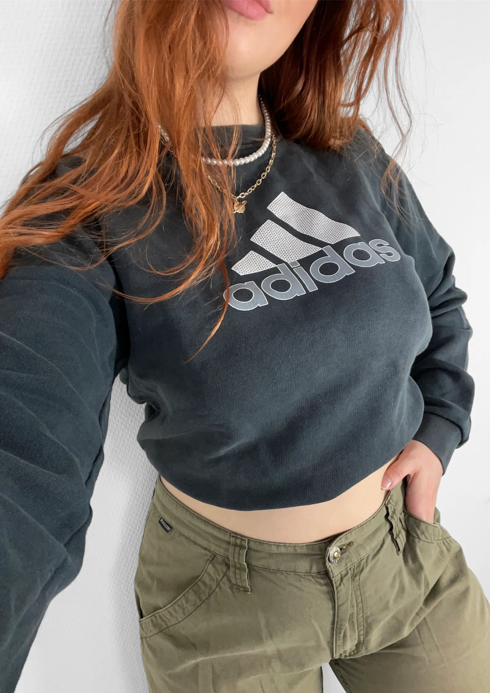 VINTAGE ADIDAS SWEATER S