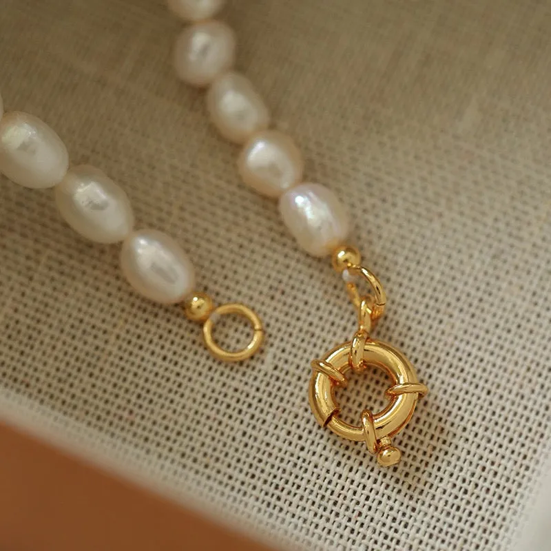 Vintage Baroque Pearl Necklace