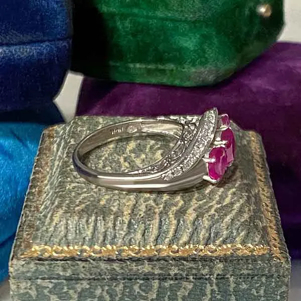 Vintage Ruby & Diamond Ring