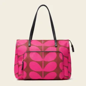 Watson Tote - Solid Stem Cerise