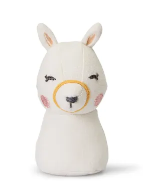 White Llama Rattle by Picca Loulou