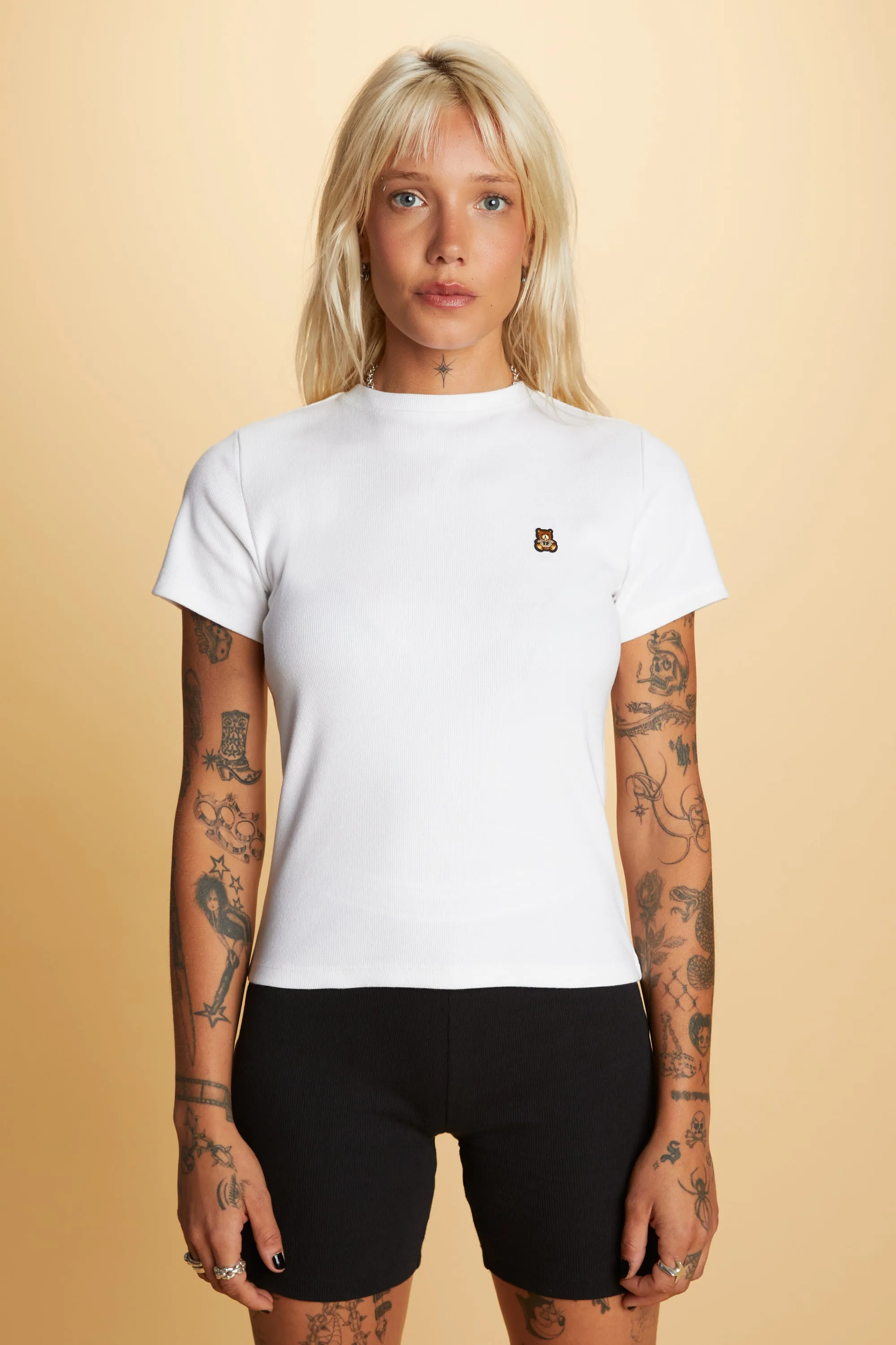 Women's Classic Rib Fitted Tee