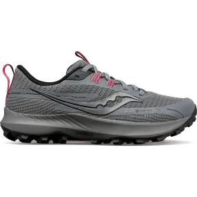 Women's Saucony Peregrine 13 GTX, Gravel/Black, 8 B Medium