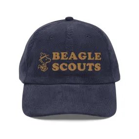 Woodstock Beagle Scouts Embroidered Vintage Corduroy Hat