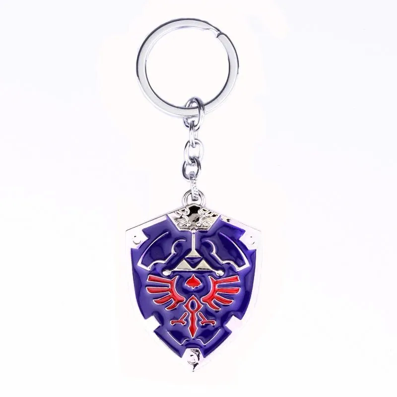 Zelda Shield Necklace Keychain Breath of The Wild