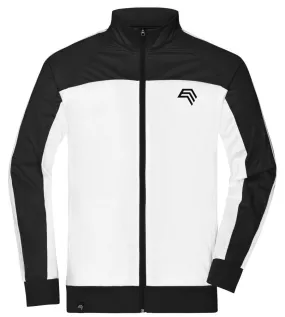 ― % ― JAN 0486 ― Bi-color Sportjacke - Weiß / Schwarz